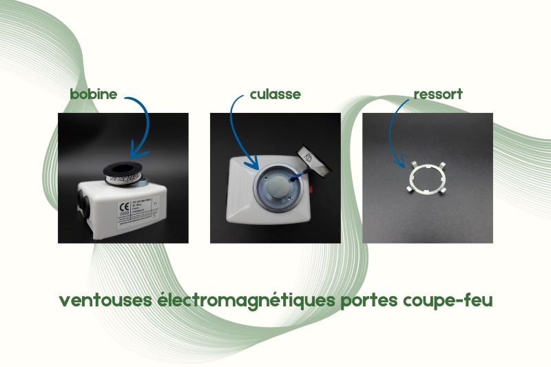 Ventouses pour portes coupe-feu